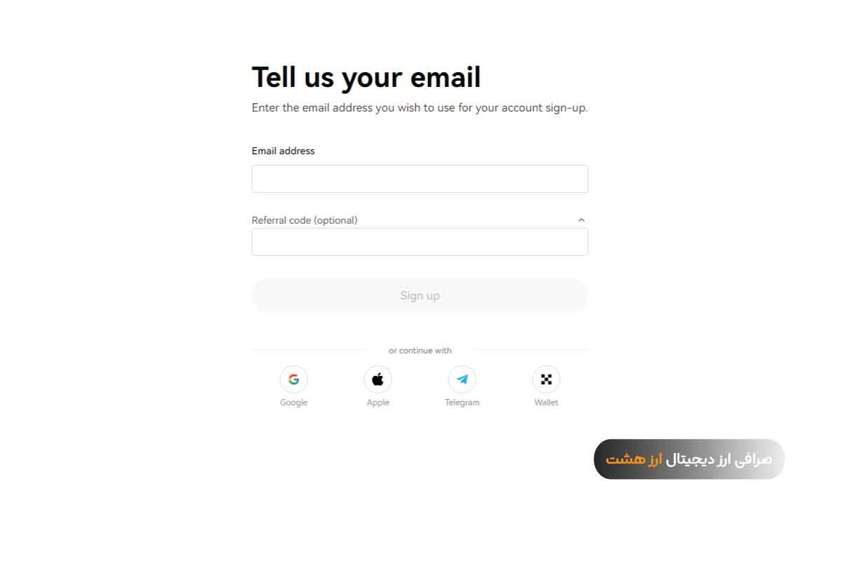 آموزش ثبت نام در صرافی اوکی اکس