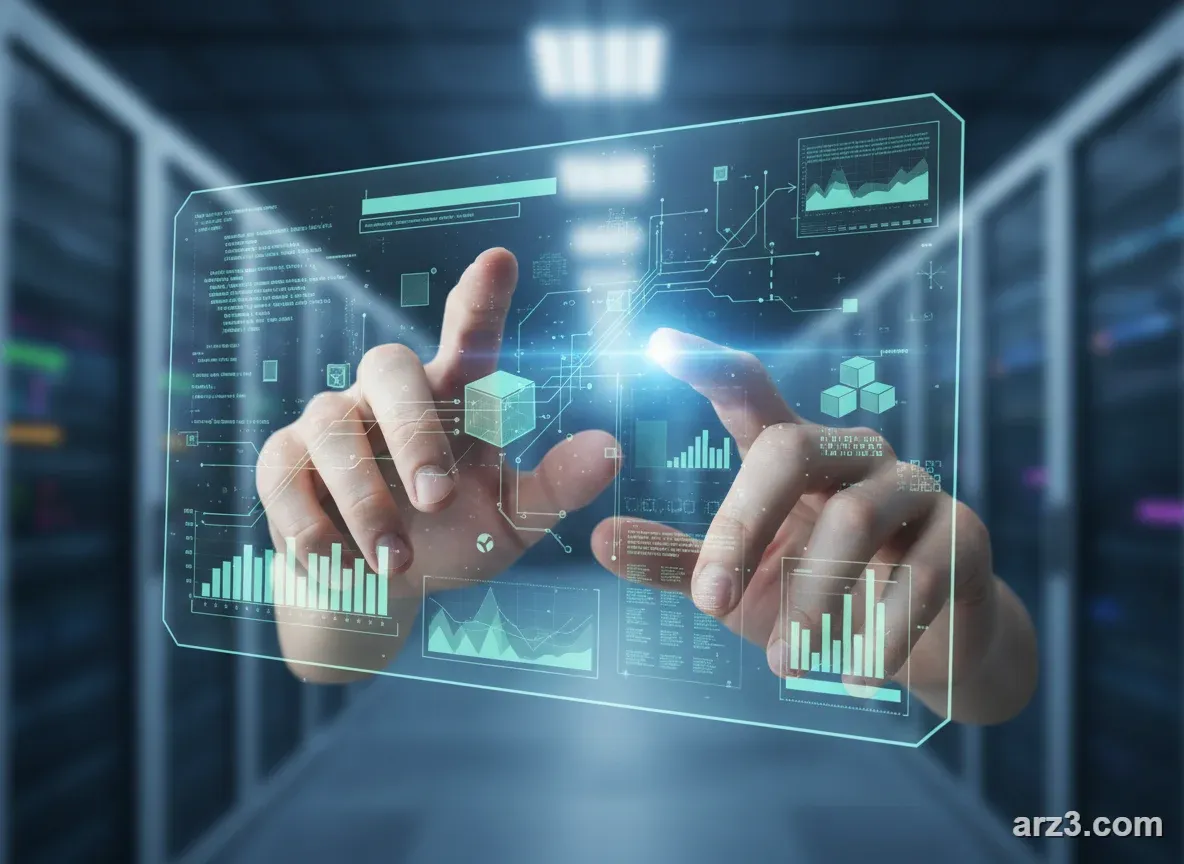 تصویر گرافیکی از لایههای مختلف بلاکچین و نمایش جریان دادههای On-chain