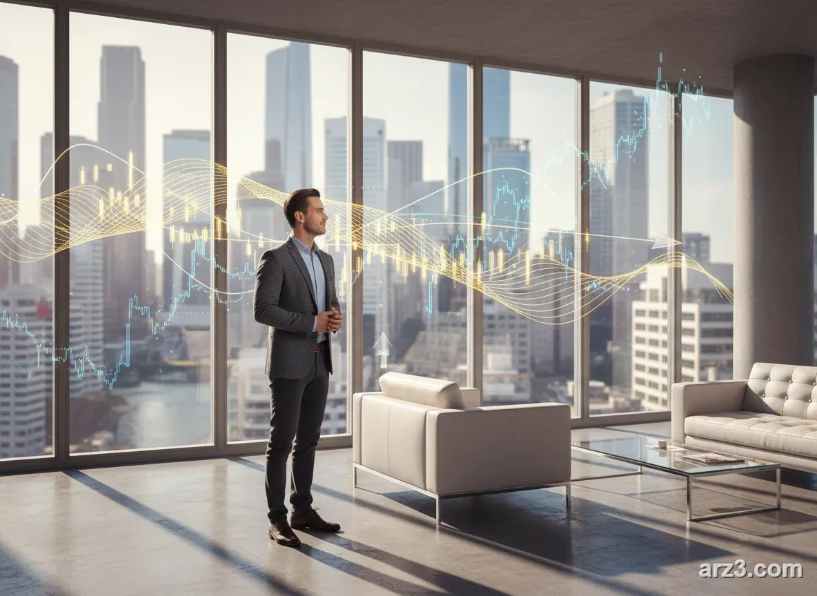 دست&zwnj;هایی که یک شمش طلا و یک تلفن همراه با نماد ارز دیجیتال را نگه داشته&zwnj;اند